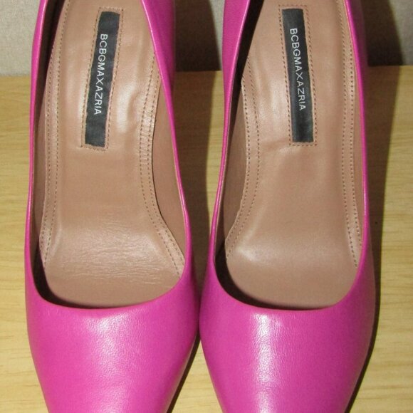 BCBG Max Azria Nola Pointed Toe Heels in Magenta - Picture 4 of 12